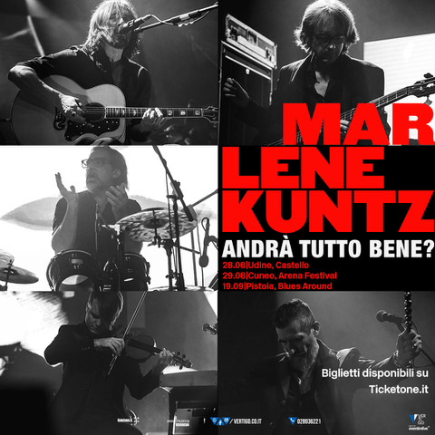 Locandina di Andrà tutto bene, mini tour elettrico e acustico dei Marlene Kuntz