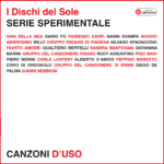 I Dischi del Sole - Serie Sperimentale - Canzoni d'Uso - Ala Bianca - Istituto Ernesto de Martino - Cover