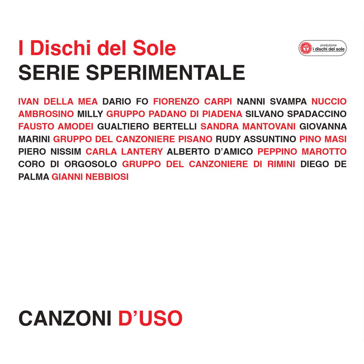 BR128554408-2 I Dischi del Sole. Serie Sperimentale